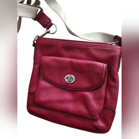 Coach EUC Vintage Pink Leather Crossbody Bag - Picture 2 of 6